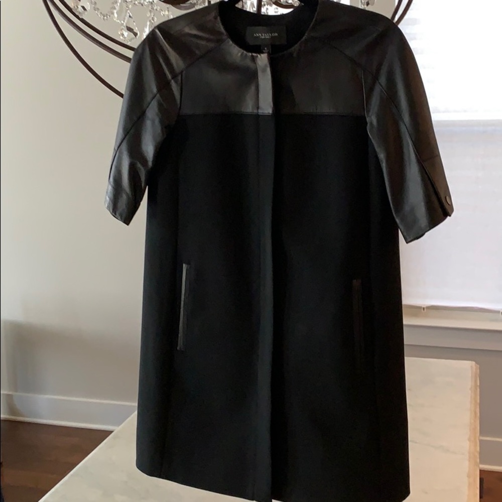 ANN TAYLOR With LEATHER